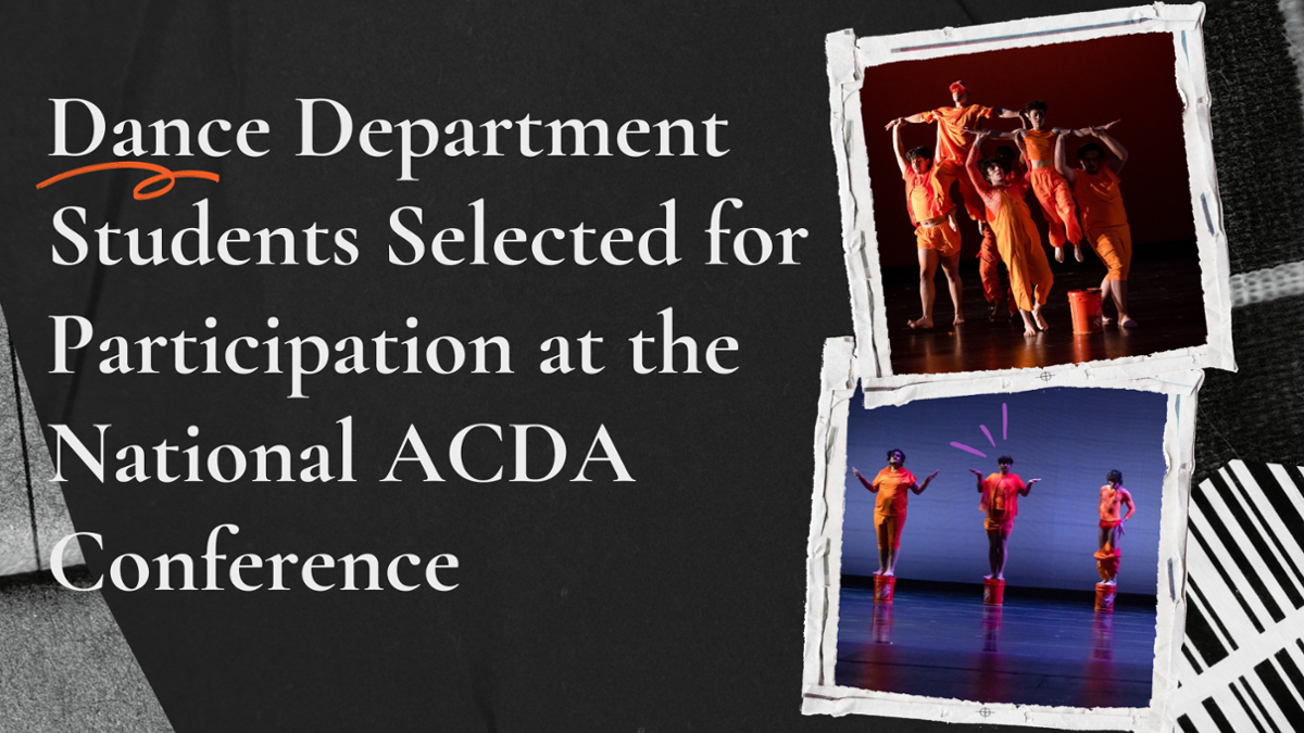 Dance Department Students Selected for Participation at the National